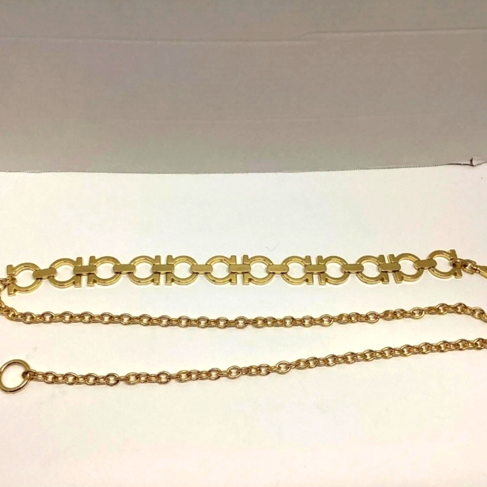 Gold belly chain belt